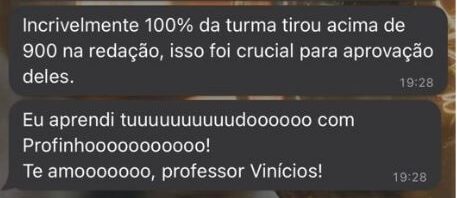 Depoimento Aluno