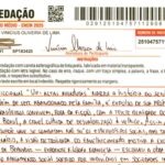 folha de redação