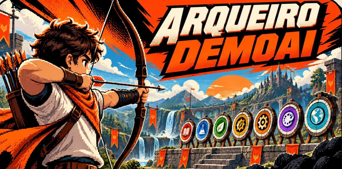 Arqueiro Demoai, jogo da Materiô sobre as competências do ENEM