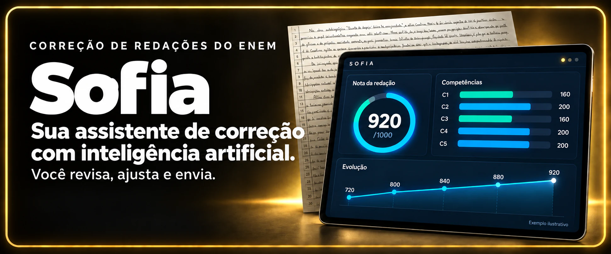 Plataforma Sofia de correção de redação