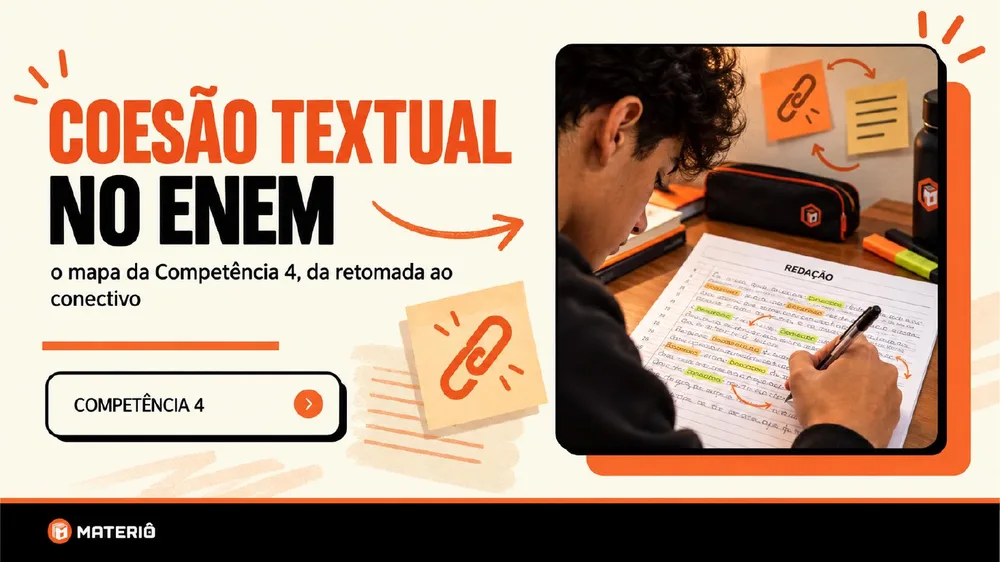 Capa do material Coesão textual no Enem
